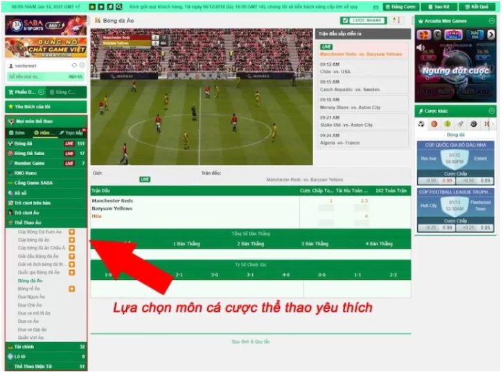 Cách tham gia cá cược thể thao ảo tại sàn cược FB88