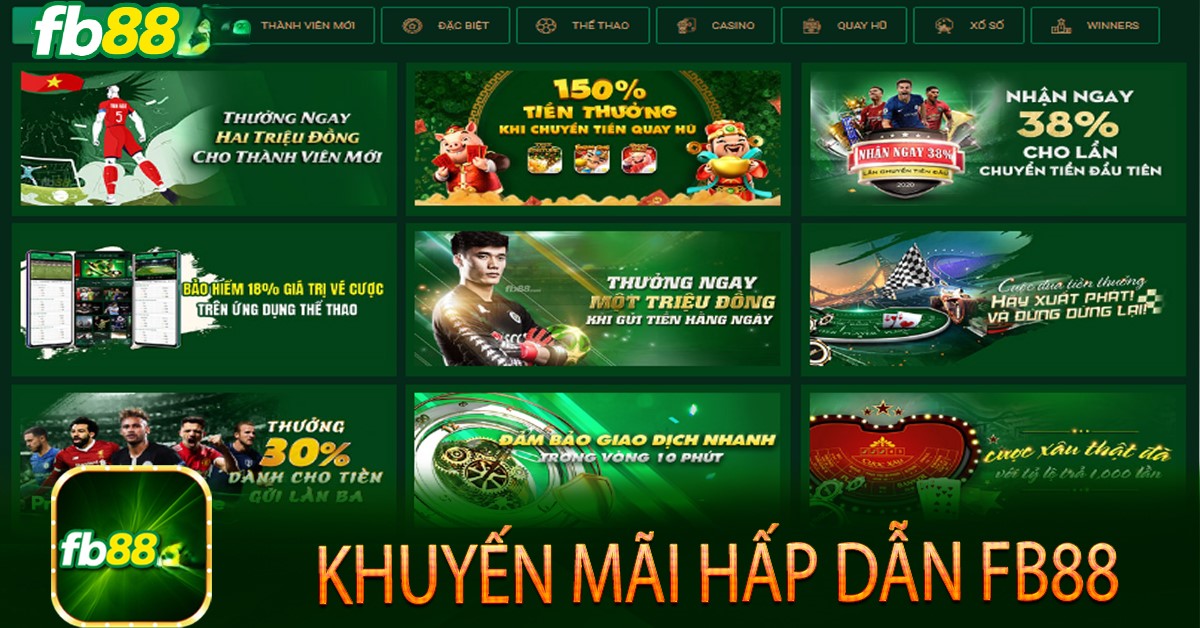Khuyến mãi hấp dẫn FB88