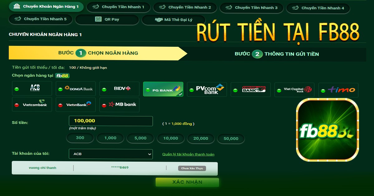 RÚT TIỀN TẠI NHÀ CÁI