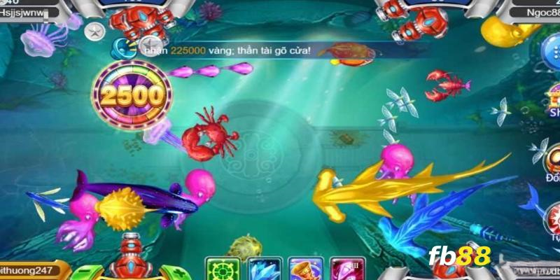 Bắn đạn khi cá vừa rời bàn mang lại hiệu quả cao