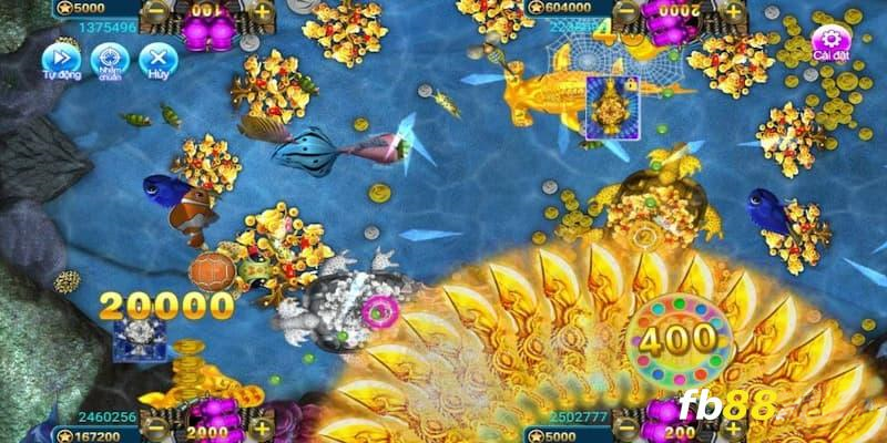 Cách hack trò chơi bắn cá cực chuẩn xác đó là nhắm bắn vào góc tường