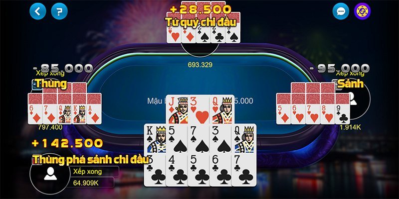 Hướng dẫn trải nghiệm game bài Mậu Binh tại FB88