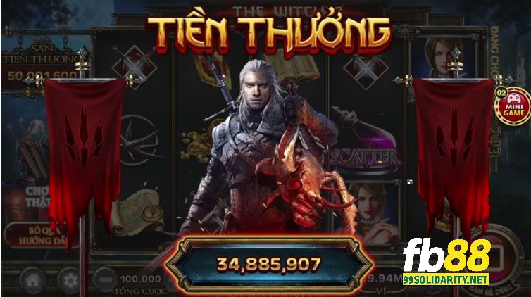 Gợi ý các sảnh game Nổ Hũ The Witcher quốc tế đáng giải trí tại FB88 Nổ Hũ The Witcher
